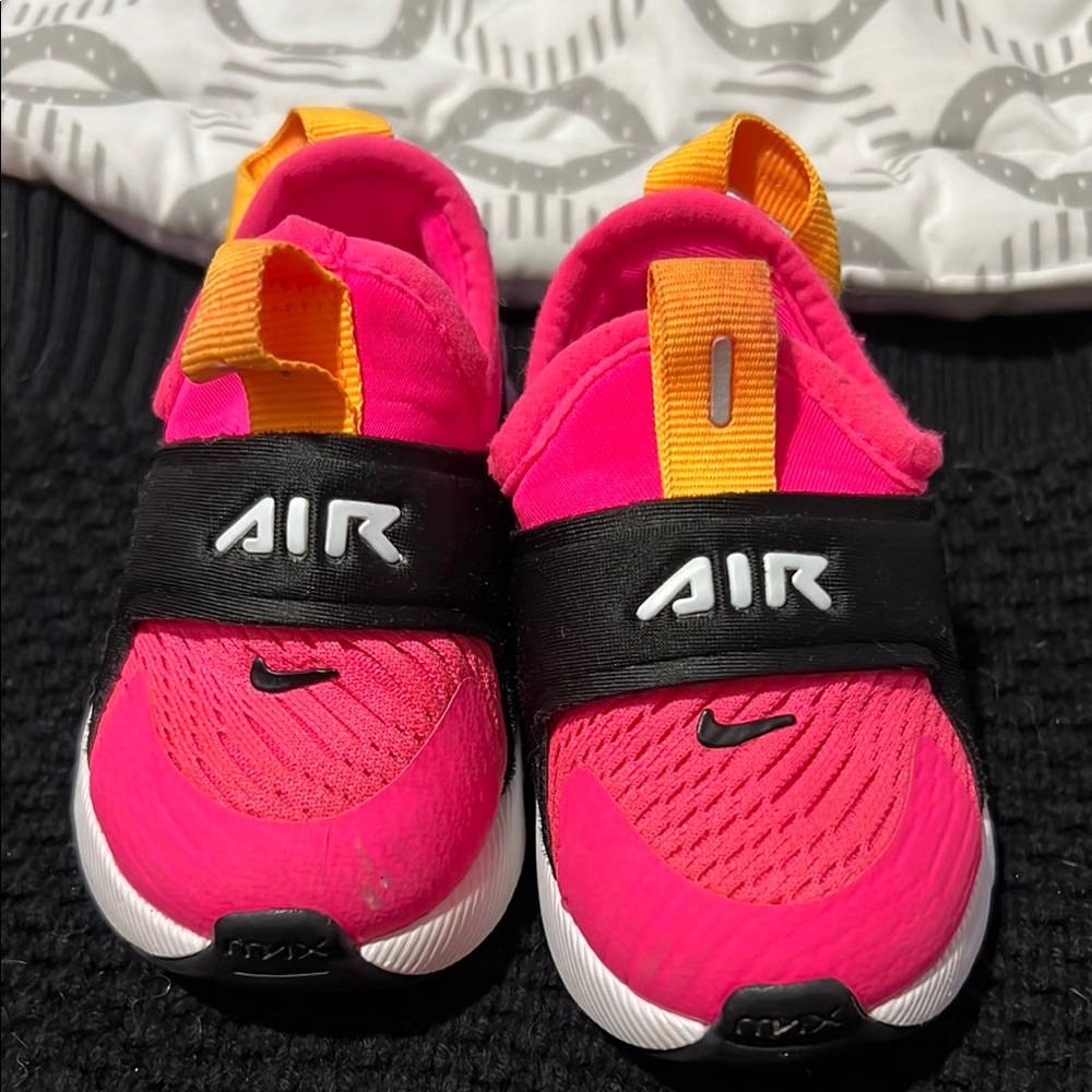 Nike Vibrant Pink and Orange Slip-On Sneakers